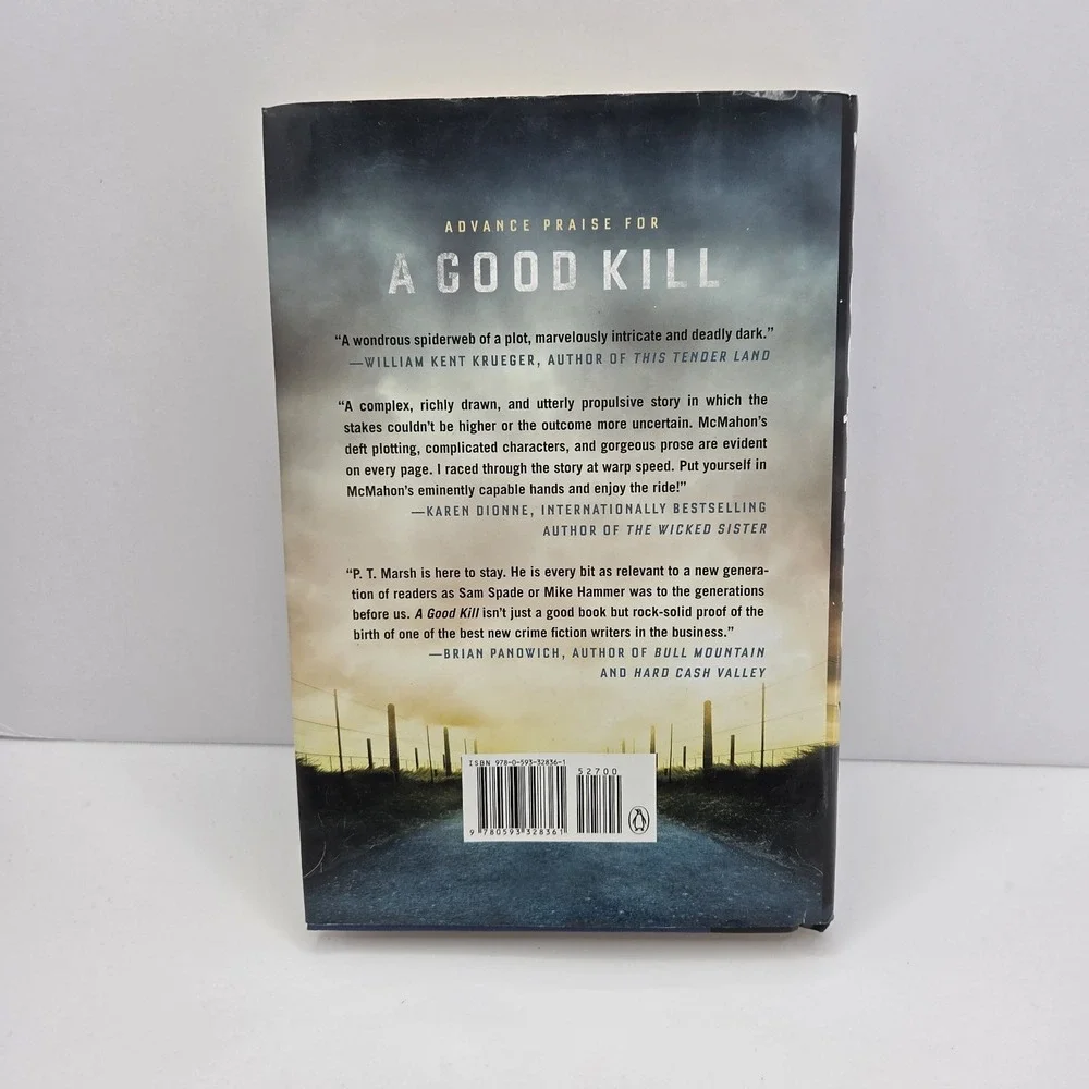 A Good Kill John McMahon Hardcover Crime Thriller Novel w Dust Jacket